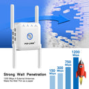 5G WiFi Repeater WiFi Amplifier 5Ghz WiFi Long Range Extender 1200M Wireless Wi Fi Booster Home Wi-Fi Internet Signal Amplifier