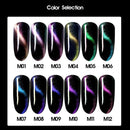 Beautilux Gel Nail Polish Kit Chameleon Cat Eye Gel Nail Polish Magnetic Cats Eye Gels Varnish Lot UV LED Nail Lacquer 6pcs/set