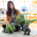 Hot Huggable Dinosaurio Juguetes de peluche Simulación de dibujos animados Tiranosaurio Lindo Juguete de peluche Muñecas para niños Niños Niños Regalo de cumpleaños