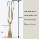 1PC Curain Tiebacks  With Tassel Curtain Clips Rope Tie Backs holdbacks Home Accessories Decorative