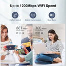 1200Mbps Dual Band 2.4G&amp;5GHz Wireless Extender 802.11ac Wifi Repeater Powerful Wi-Fi Router Long Range Wlan WiFi Amplifier