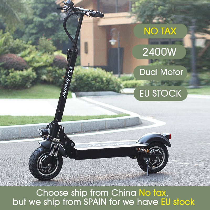 FLJ 2400W Elektroroller für Erwachsene mit faltbarem Hoverboard-Fettreifen-Elektro-Tretroller und Roller