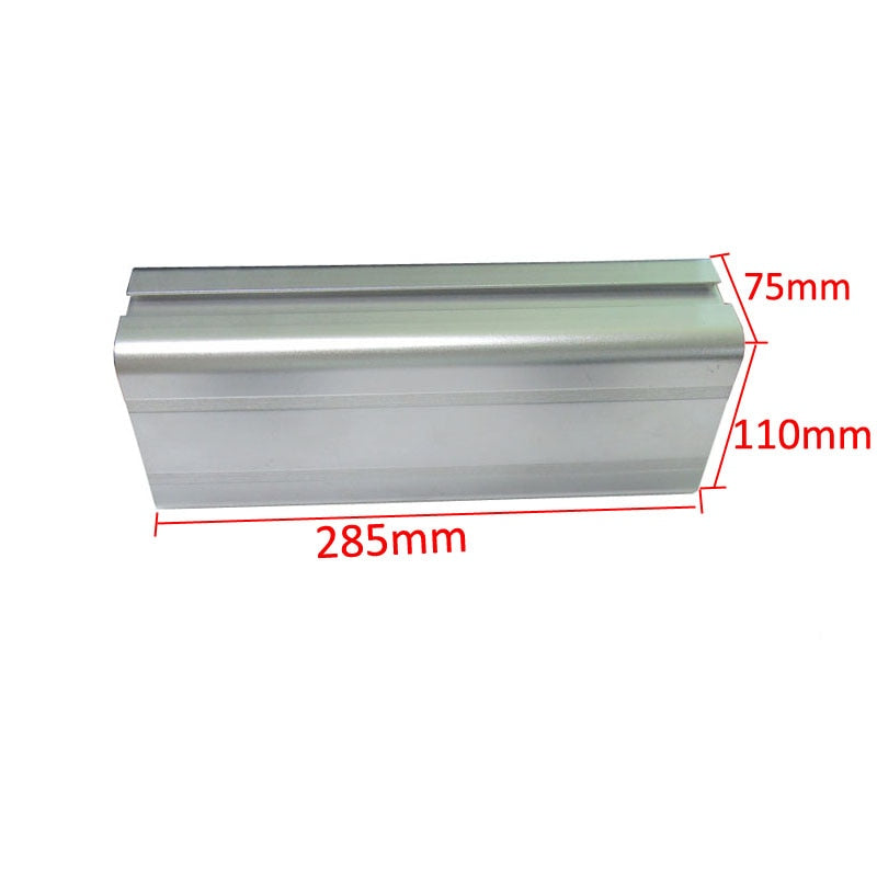 24V 36V 48V Electric E Bike Battery Box Case Cover Empty Silver Fish Ebike Aluminum Housing Accessories Bottom / Top Discharge