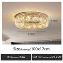 LED living room chandelier  Modern Crystal Led Chandeliers Lighting Gold Led Chandelier Lamp Living Room Decor Suspension Lumina