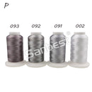 Sanbest Polyester Embroidery Thread High Strength For Brother Singer Janome Babylock Embroidery Machine 1000m Filament Threads