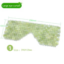 Natural Jade Eye Mask Cooling Jade Sleep Eye Mask Massager Therapy Jade Stone Anti Aging Shade Cover Relaxation Gift