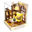 Doll House Furniture Diy Miniature 3D Wooden Miniaturas Dollhouse Toys for Children Birthday Gifts Casa Kitten Diary H013