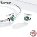 bamoer Authentic 925 Sterling Silver I love Cafe Time Coffee Cup Charm for Original Silver Bracelet &amp; Bangle DIY Jewelry SCC1545