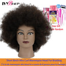 Cabeza de maniquí femenino con pelo para trenzar maniquí africano práctica cabeza de entrenamiento de peluquería cabeza de maniquí para cosmetología
