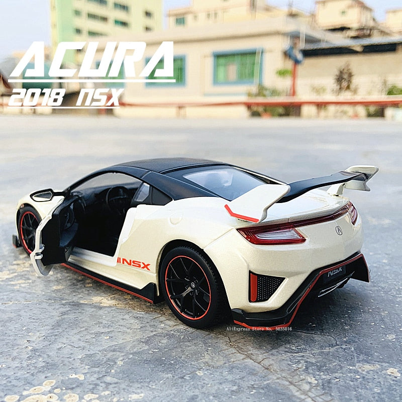 Maisto 1:24 Neuer heißer Verkauf Honda ACURA 2018 NSX Simulation Legierung Automodell Handwerk Dekoration Sammlung Spielzeug Werkzeuge Geschenk