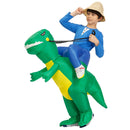 Kids Dinosaur Inflatable Costume Boys Girs Jumpsuit Boysuit Child Alien Cosplay Costume Purim Halloween Party Suit Clothes