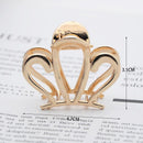 1Pcs  Fashion Smal Simple Wild Geometric Hair Claw for Women Girls Clamps Hair Crab Metal  Hair Clip Claw Accessories Headwear