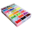 Juego de 360 ​​botones a presión de plástico T5 con alicates a presión, Kit de herramientas y contenedores organizadores, broches de fácil reemplazo, sastre familiar DIY