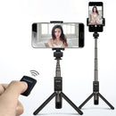 Huawei 3 in 1 Wireless Bluetooth Selfie Stick for iPhone Android Foldable Handheld Monopod Shutter Remote Extendable Mini Tripod
