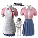 Mikan Tsumiki Cosplay Anime Danganronpa Dangan Ronpa 2 Cosplay disfraz mujer conjuntos Halloween fiesta vestido peluca