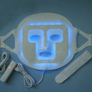 Three Colors LED Facial Mask Photon Therapy Anti-Acne Wrinkle Removal Skin Rejuvenation Face Skin Care Tools Mask Importer