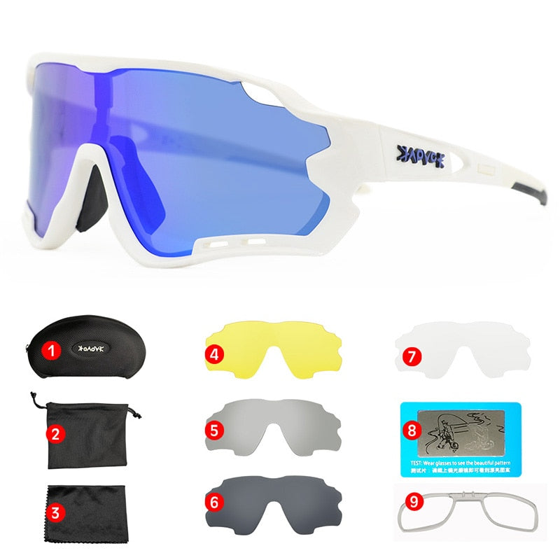 MTB Fahrradbrille Mann Frau Radfahren Sonnenbrille Uv400 Polarisierte Fahrradbrille Sport Racing Reitbrille Ciclismo 1 Linse