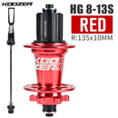 NEW Koozer XM490 PRO Hubs 4 Bearing MTB Mountain Bike Hub Rear 10*135mm QR100*15 12*142mm Thru 32 Holes Disc Brake Bicycle Hub