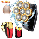 WOHFOX Shaver For Men 7D Independently 7 Cutter Floating Head Waterproof Electric Razor Multifunction Trimmer Machine New