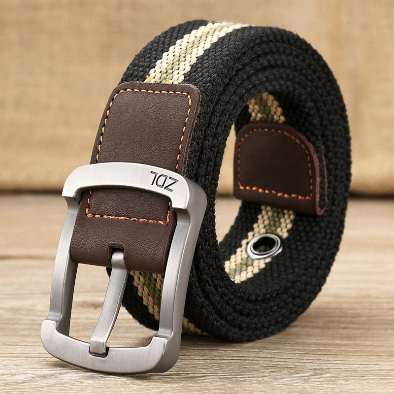 MEDYLA Canvas Belt Outdoor Tactical Belt Unisex High Quality Canvas Belts for Jeans Male Luxury Casual Straps Ceintures