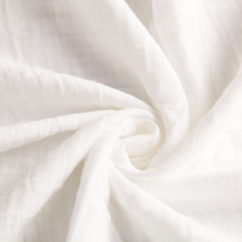 Kangobaby Plain White Super Soft Breathable Baby Muslin Photographic Background Blanket