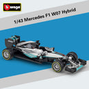 Bburago 1:43 2021 F1 Mercedes-AMG W12 44 # Lewis Hamilton 77 # Valtteri Bottas Fórmula uno Simulación aleación súper juguete modelo de coche