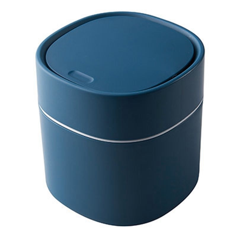 Mini kleine Abfallbehälter Desktop-Müllkorb Heimtisch Kunststoff-Mülleimer Bürobedarf Mülleimer Kleinigkeiten Barrel Box