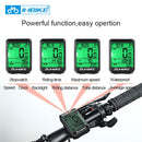 INBIKE Waterproof Bicycle Computer Wireless And Wired MTB Bike Cycling Odometer Stopwatch Speedometer Watch LED Digital Rate