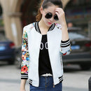 New 2022 Fashion Summer Bomber Print Jacket Women&