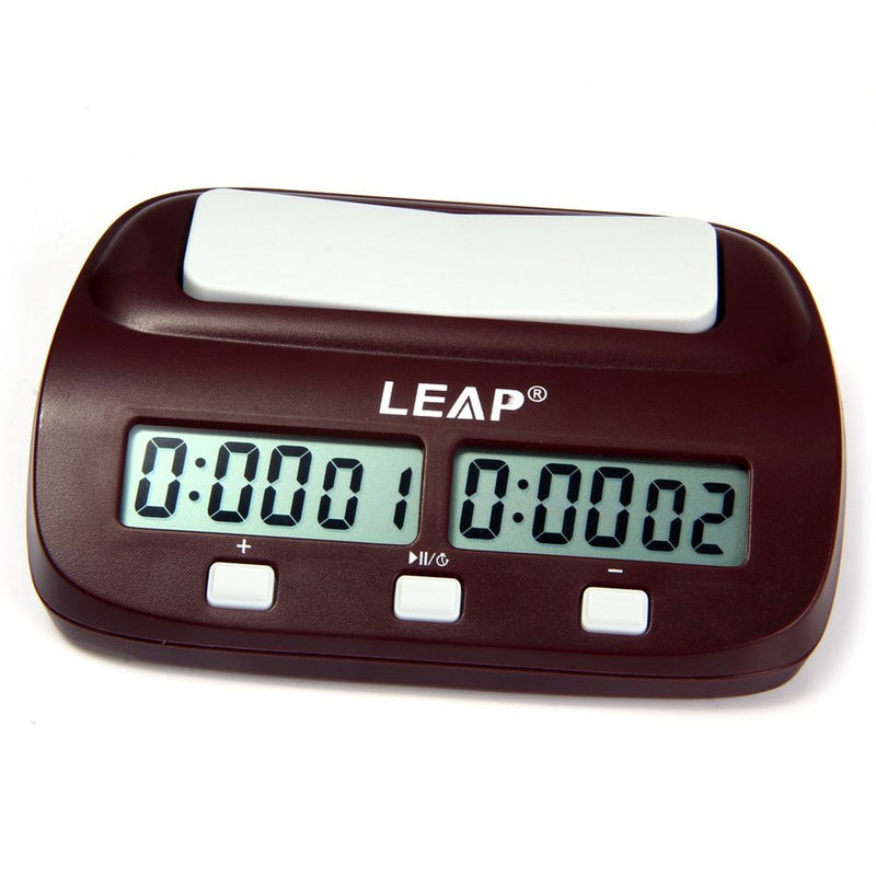 LEAP Digital Professional Chess Clock Count Up Down Timer Sports  Electronic Chess Clock I-GO Competition Board Game Chess Watch