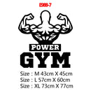 Large 73cmX104cm Fitness Quote Vinyl Wall Stickers For Gym Rooms Decor Fitness Room Sticker Motivate Frse Vinyl Wall Decals