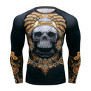 MMA T shirt Mens Rashguard Jiu Jitsu Bjj T shirt Long Sleeve Fitness Muay Thai Boxing Sport Sweater Mma Rashguard Boxing Jersey