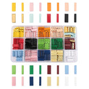 Colorful Miuki Enamel Tila Tile Beads Square Hematite Boho Metal Beads Myuki Beads for Jewelry Making Diy Craft Christmas 2022