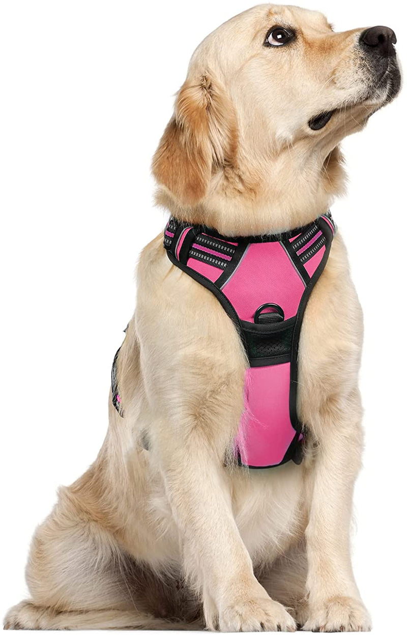 Pet Dog Harness Large Small For Pitbull Reflective Safety Harness For Dogs Adjustable Training Dog Sport No Pull Vest Husky