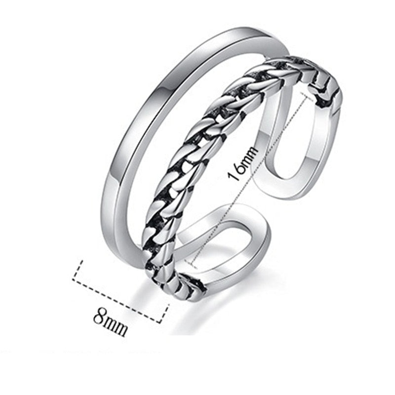 NEHZY S925 anillo de sello de alta calidad hueco mujer joyería de moda anillo ajustable Retro tailandés plata negro gran oferta