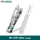 MR.GREEN Nail Clippers Stainless Steel Two Sizes Are Available Manicure Fingernail Cutter Thick Hard Toenail Scissors tools