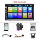 Podofo Universal 2 Din Car Radio Stereo 7 INCH HD Touch Screen Multimedia Player BT Autoaudio FM Receiver Mirror Link Monitor