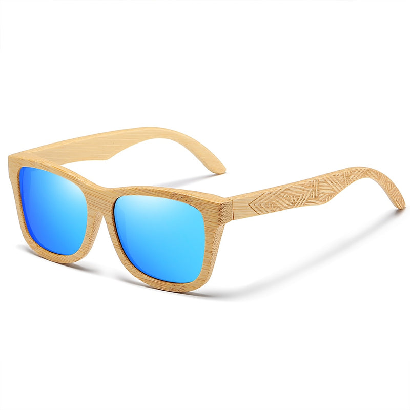 Gafas de sol de bambú de madera Natural hechas a mano con diseño de marca EZREAL, gafas de sol de lujo polarizadas de madera, gafas de sol masculinas