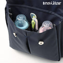Nueva bolsa de pañales Insular con diseño de dibujos animados, mochila impermeable para mamá, bolsa para el cuidado del bebé, bolsa de viaje para cochecito de bebé de gran capacidad