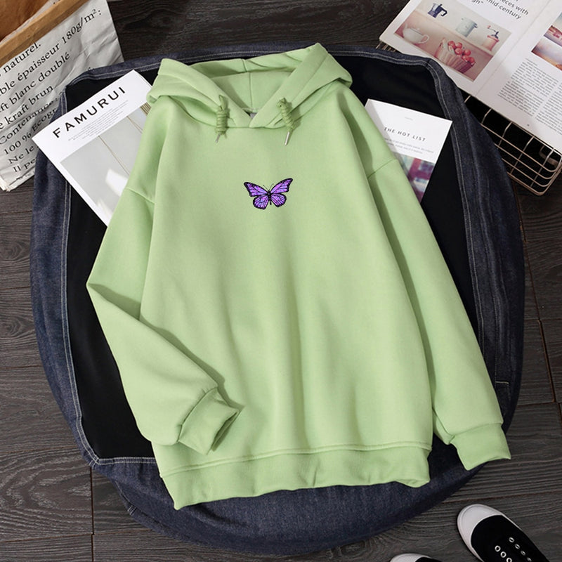 Womens Sweatshirts Hoody Butterfly HOODIE NEW 2020 Student&