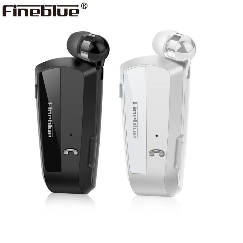 Fineblue F990 El más nuevo auricular inalámbrico de negocios con Bluetooth Sport Driver Auricular Clip telescópico en el auricular estéreo Vibración de lujo