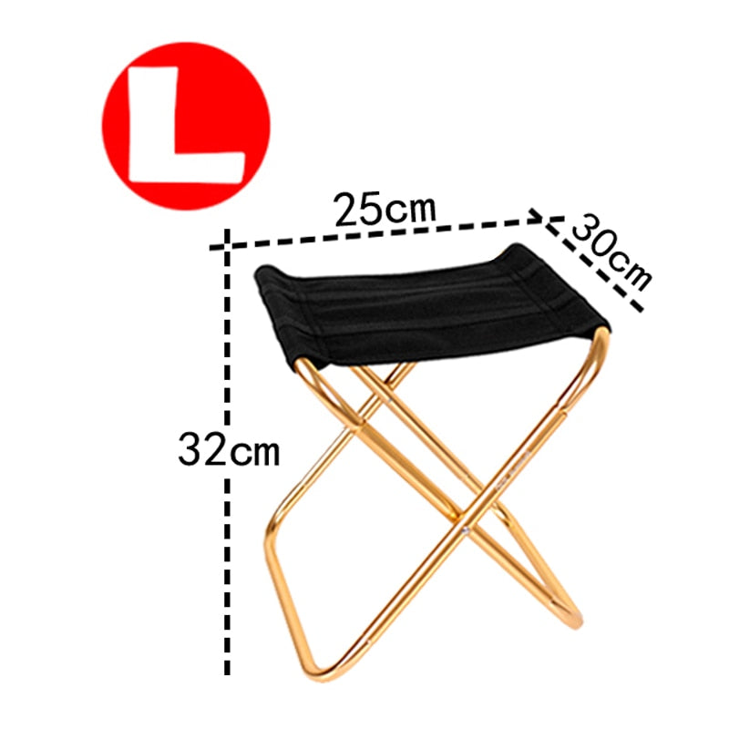 Detachable Portable Folding Chair Outdoor Camping Chairs Beach Fishing Chair Ultralight Travel Hiking Picnic Seat Outdoor Tools