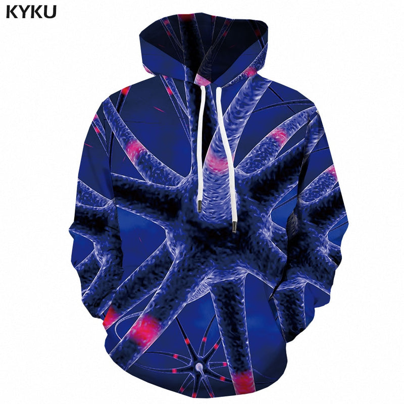 3D Hoodies Psychedelic Sweatshirts Männer Element mit Kapuze Casual Abstract Hoody Anime Graffiti Hoodie Print Lustiger 3D-Druck