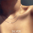 2021 Dünne Schlangenkette Halskette Für Frauen Mode Kragen Gold Halsband Halsketten Party Zubehör Minimalistischen Schmuck