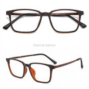 YIMARUILI Ultra-Light Square Pure Titanium Myopia Eyewear Women Blue Light Blocking Optical Prescription Glasses Frame Men 9822