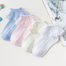 1 bis 12 Jahre Kinder Spitzensocken Mädchen Baumwolle Frühling Herbst Sommer Mesh Prinzessin Short Dance Socken Dünne Kinder Kleinkinder Socken