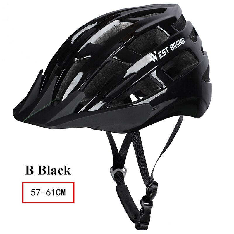 WEST BIKING Bicycle Helmet Trail XC MTB All-terrain Bike Helmet OFF-ROAD Casco Ciclismo Bicicleta Mountain Bike Cycling Helmet