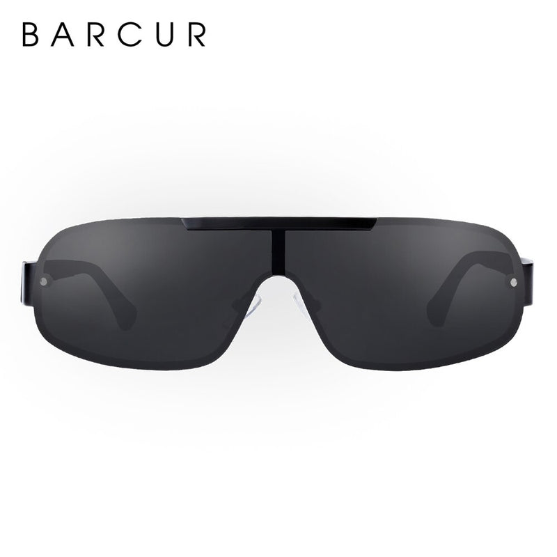 BARCUR Aluminum Magnesium Sunglasses Men Polarized Sun glasses for Men Pilot Sport Eyewear UV400