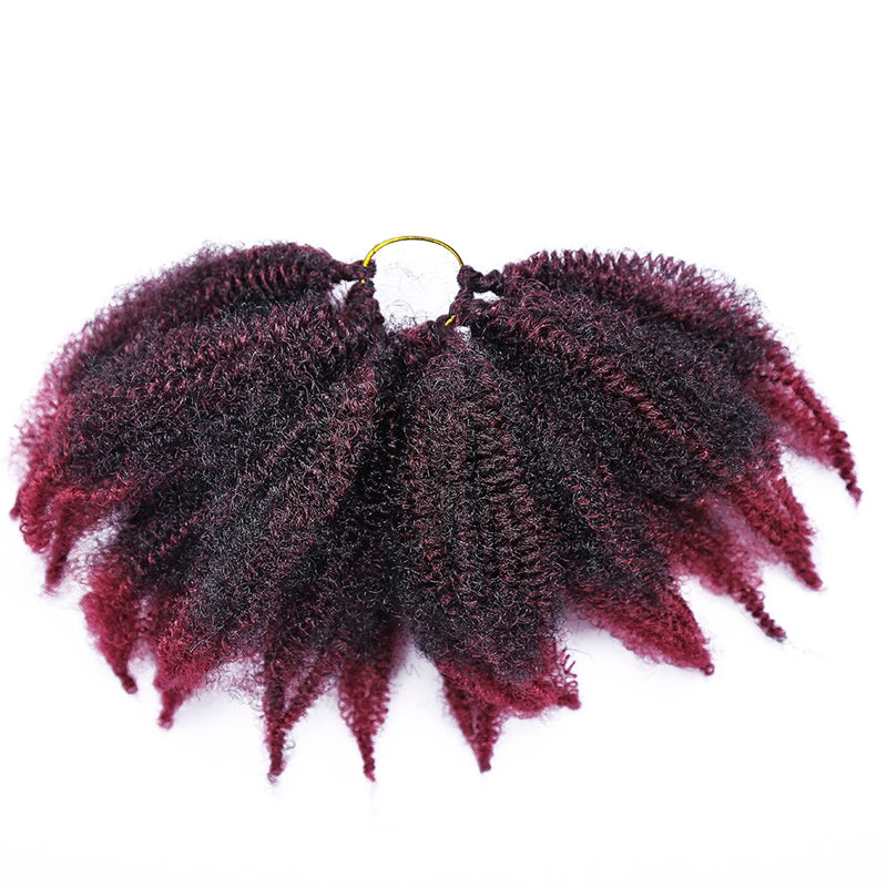 Amir Soft Afro kinky Curly Twist Trenzas Crochet Hair Extensiones de cabello trenzado sintético para mujeres negras / blancas