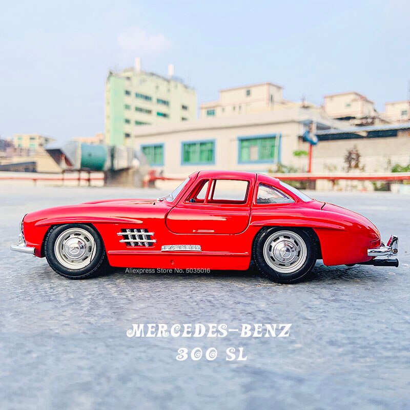 Bburago 1:24 1954 Mercedes 300 SL simulation alloy car model crafts decoration collection toy tools gift